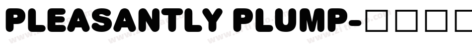 Pleasantly Plump字体转换